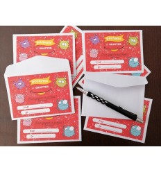 Pochette mini enveloppe pour glisser vos cartes à gratter surprise