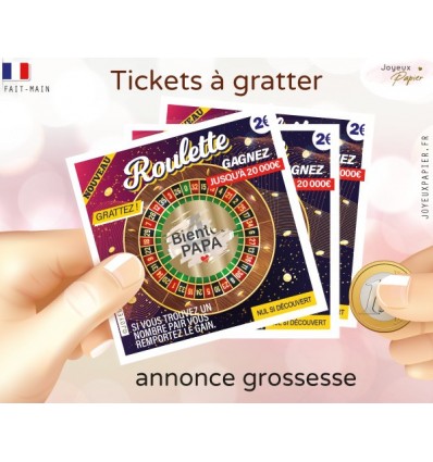 Buy Annonce Grossesse Originale Carte à Gratter Annonce Grossesse