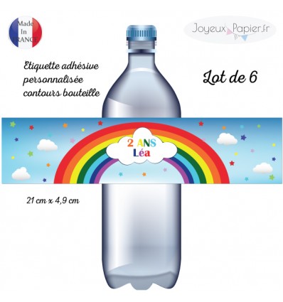 Étiquette de bouteille d'eau personnalisable, décoration de fête  d'anniversaire pour enfants, anniversaire, mariage, Baby