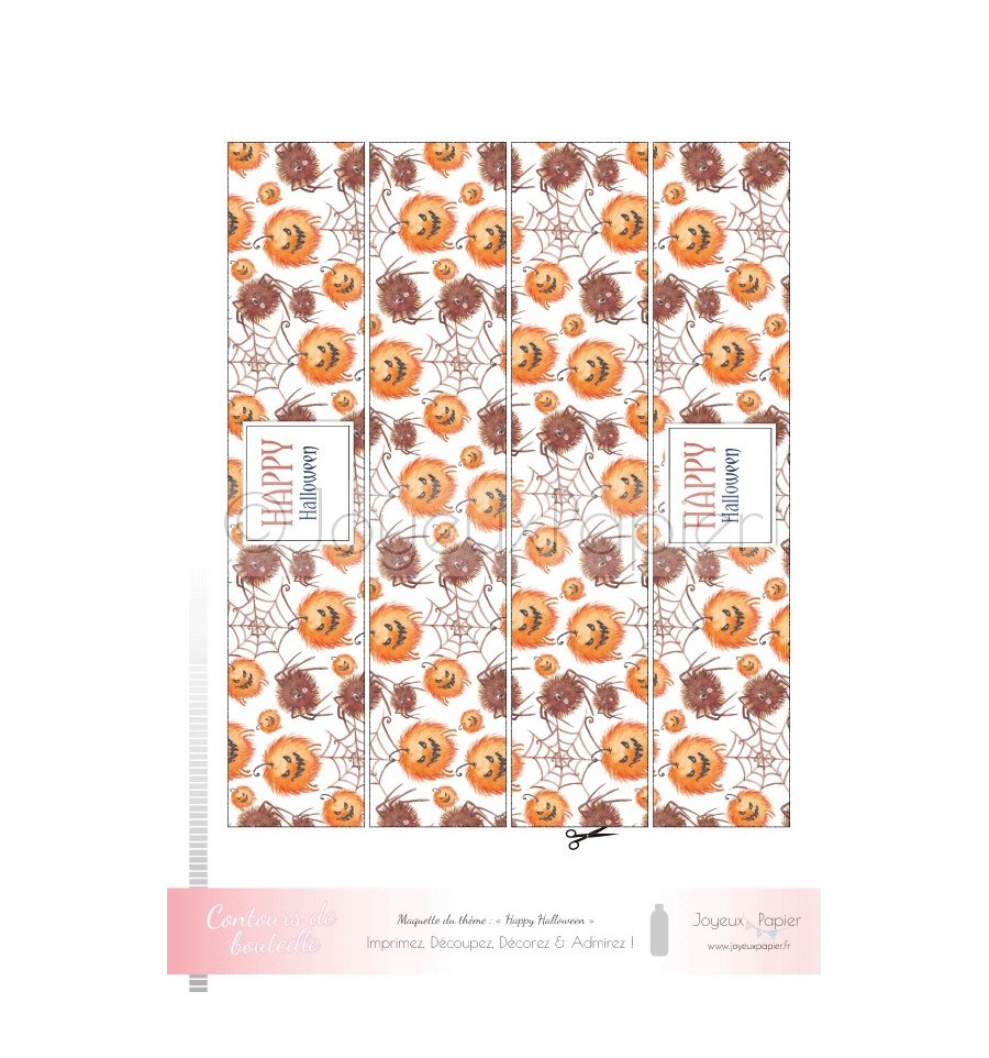 Happy halloween kit décoration de fête