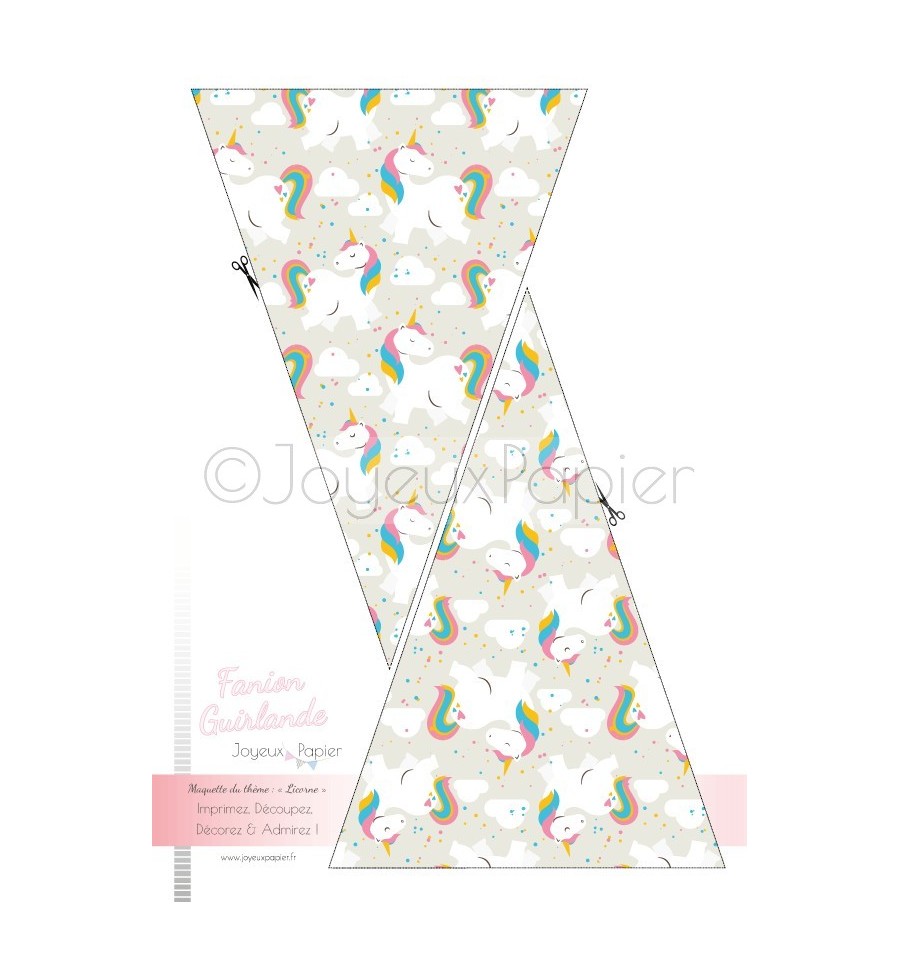 Licorne kit décoration de fête