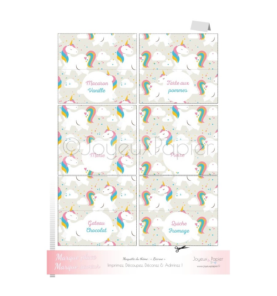 Licorne kit décoration de fête