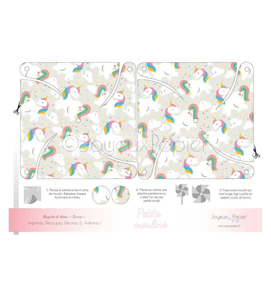 Licorne kit décoration de fête