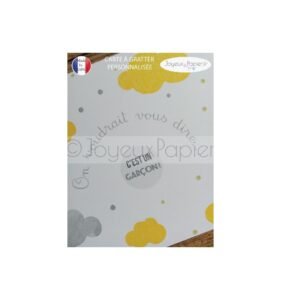 Carte à gratter sexe bébé fille