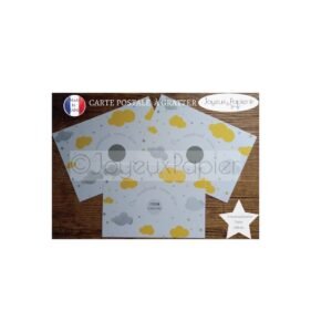 Carte à gratter sexe bébé fille