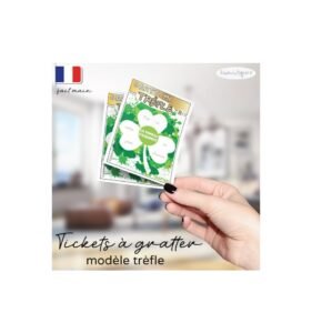 carte a gratter personnalisé annonce grossesse chance
