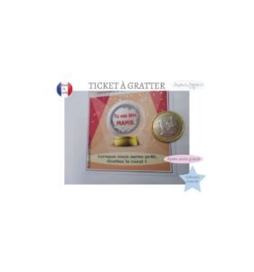 Carte à gratter annonce grossesse tu vas être mamie