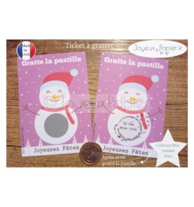 Ticket à gratter annonce grossesse tu vas être tata