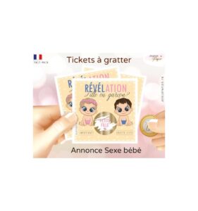 carte a gratter sexe bebe