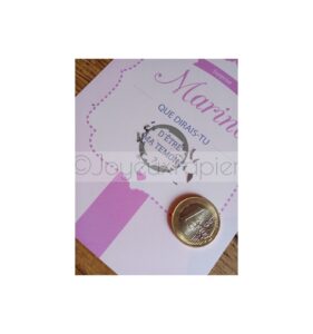 Carte à gratter demande témoin mariage