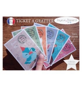 Ticket à gratter grossesse bébé est en route