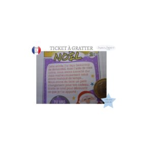 carte à gratter annonce grossesse originale noel