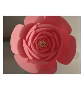 tutoriel fleur géante papier Armelle