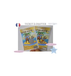 Ticket à gratter grossesse barbe noire