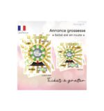 carte a gratter grossesse bebe est en route