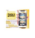 carte à gratter digitale personnalisée