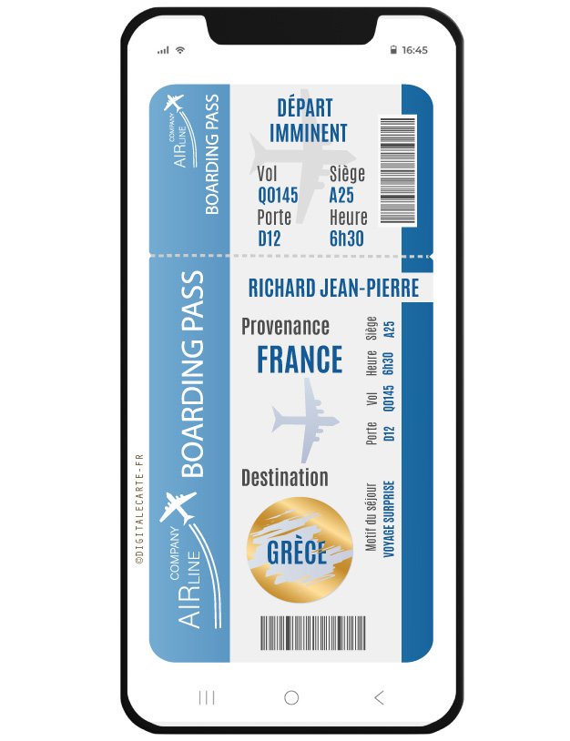 carte embarquement à gratter billet avion à gratter annonce voyage